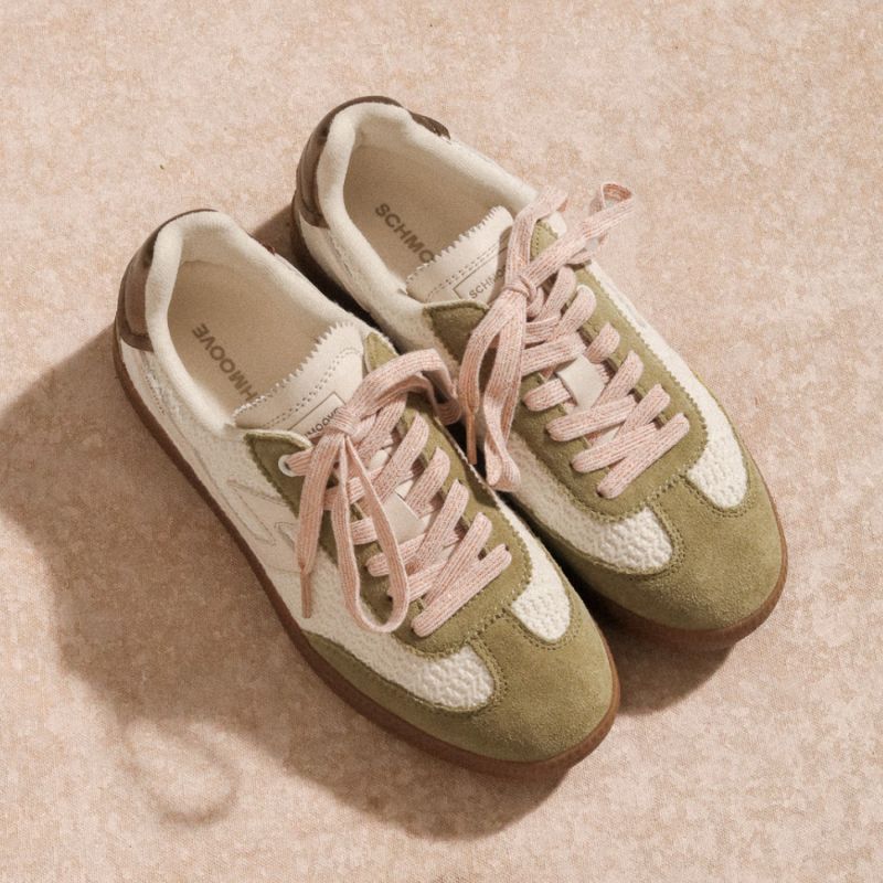 SHEFFIELD JOGGER W - ZOE/SDE/G.METAL - BLANC CASSÉ/VERT/BRONZE